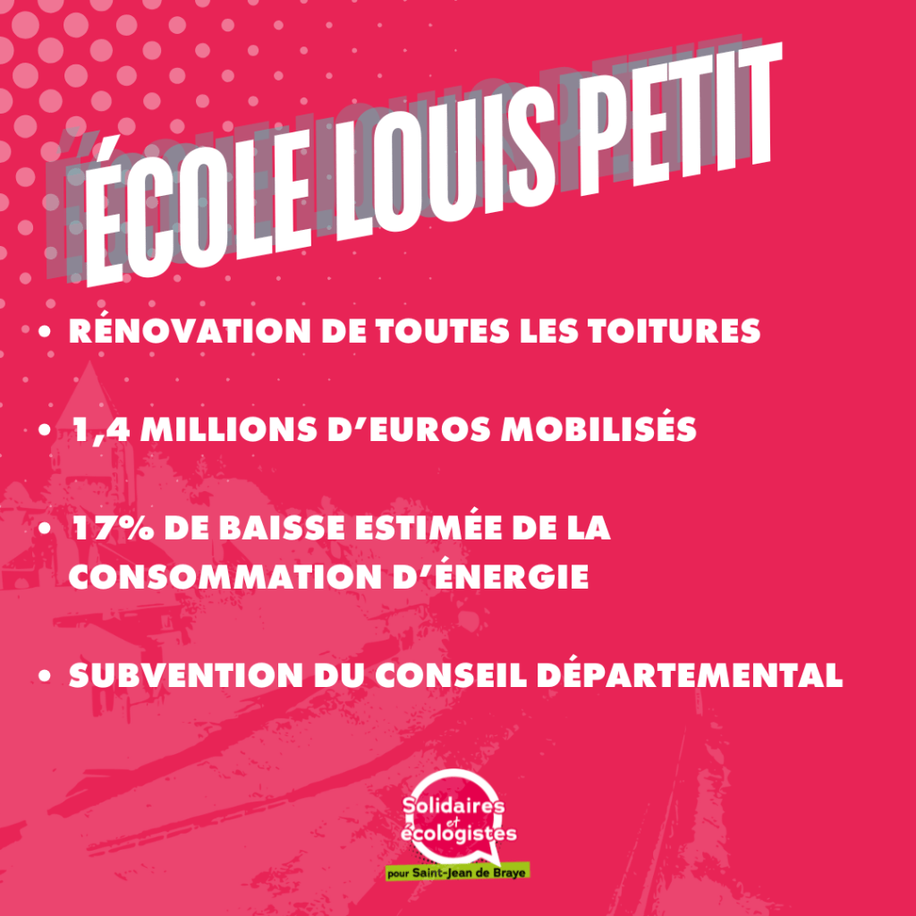 CEREMONIE DE LANCEMENT OFFICIEL DES TRAVAUX DE RENOVATION DE LA TOITURE DE L’ECOLE LOUIS&nbsp;PETIT
